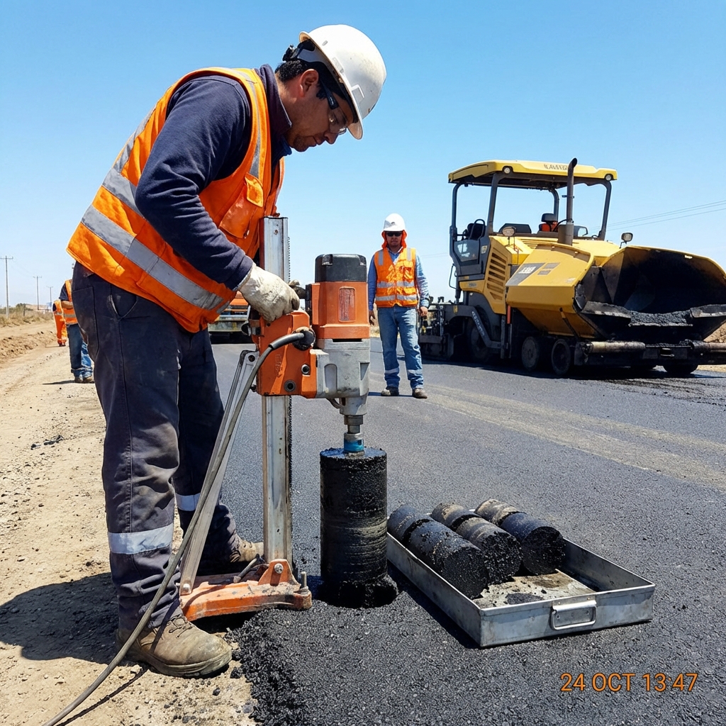 Control de Asfalto - Servicio de laboratorio ESUAMA