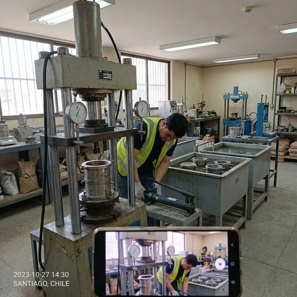 Ensayo CBR - Servicio de laboratorio ESUAMA Antofagasta